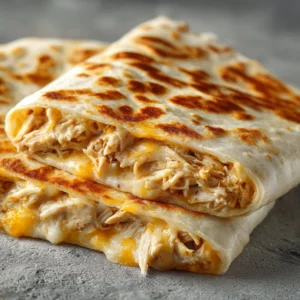 3 Cheese Chicken Flatbread Melt