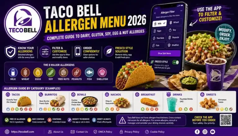Taco Bell Allergen Menu